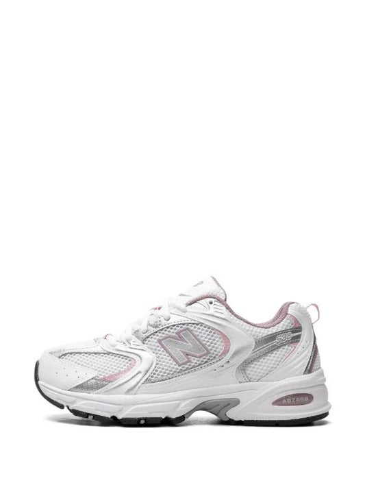 New Balance 530 White/Pink/Silver Sneakers
