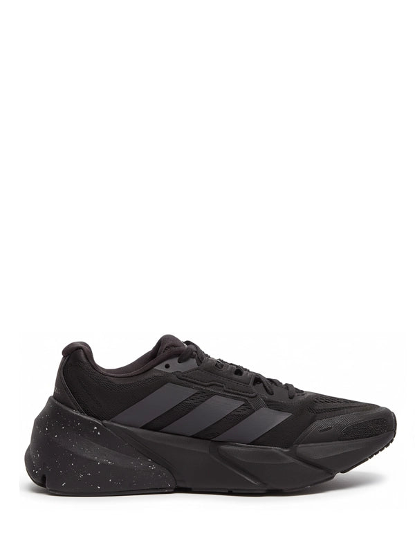grey triple black runners