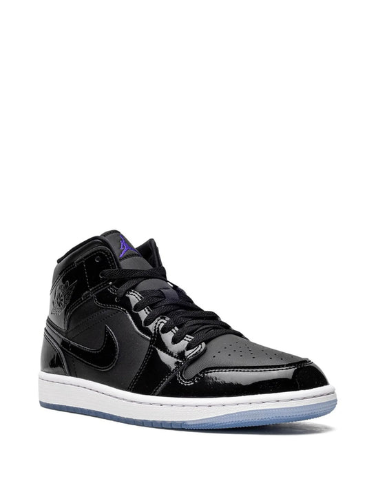 Air Jordan 1 Mid "Space Jam" – Black/Dark Concord