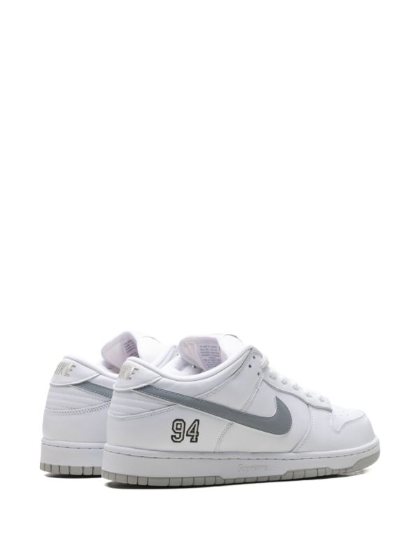 Nike SB Dunk Low x Supreme – White/Grey