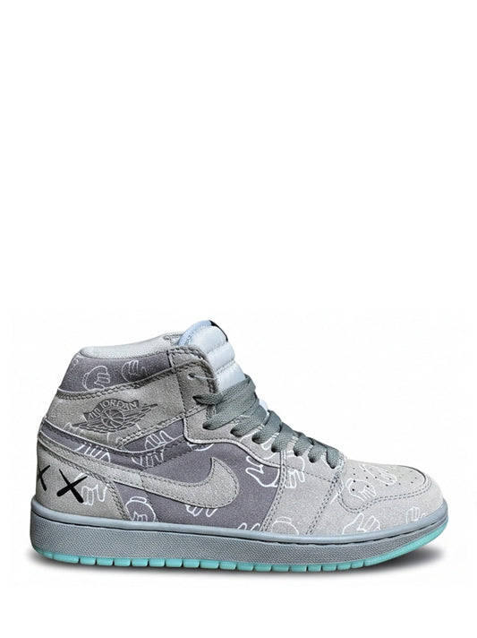 Air Jordan 1 Mid – Special Edition "KAWS Inspired" Grey