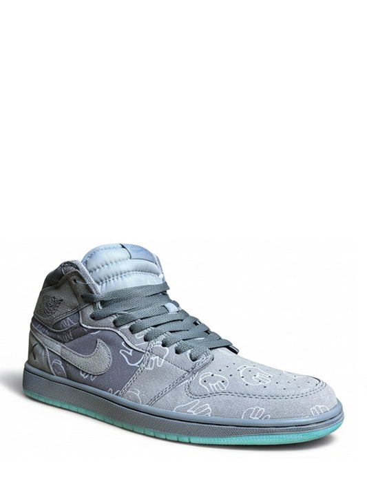 Air Jordan 1 Mid – Special Edition "KAWS Inspired" Grey