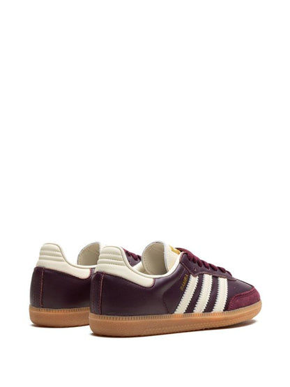 Adidas Samba Sneakers - Maroon & Cream