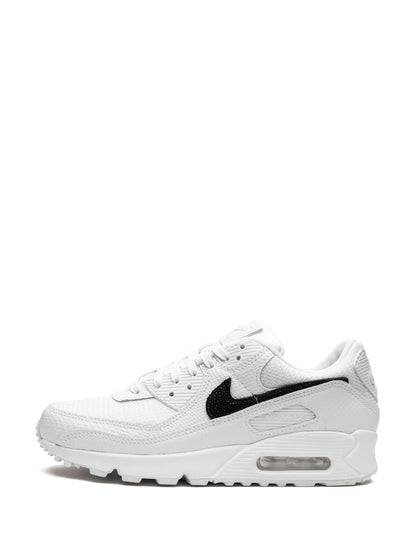 Nike Air Max 90 – White & Black Textured Sneakers