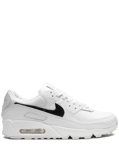 Nike Air Max 90 – White & Black Textured Sneakers