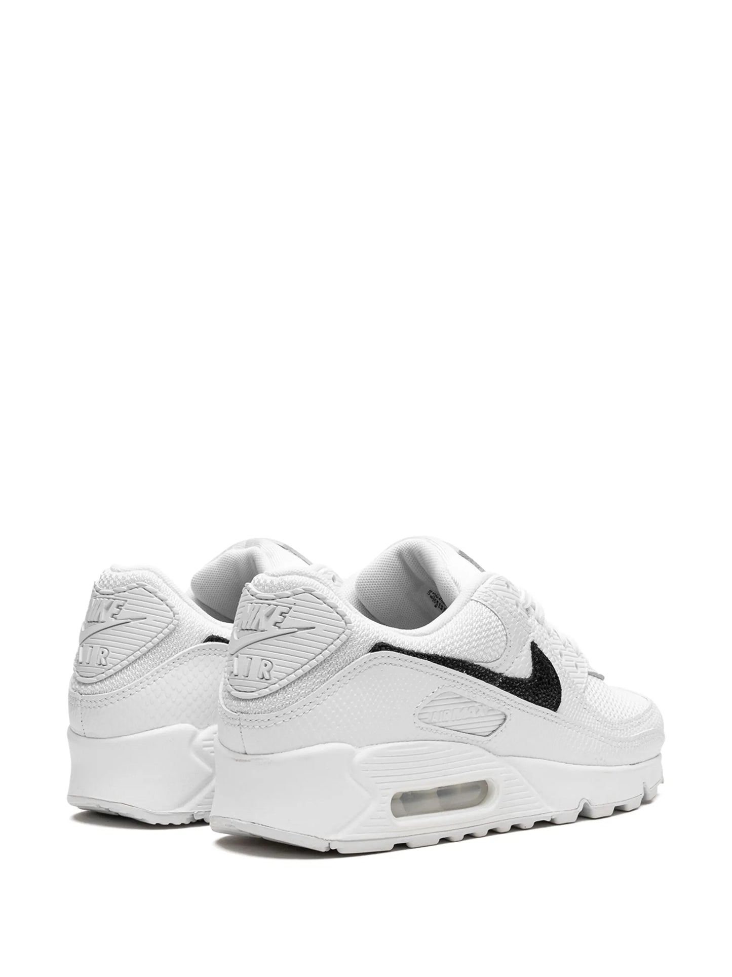 Nike Air Max 90 – White & Black Textured Sneakers