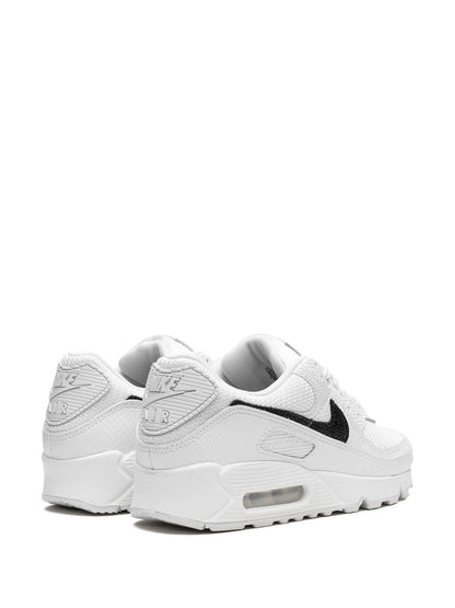 Nike Air Max 90 – White & Black Textured Sneakers