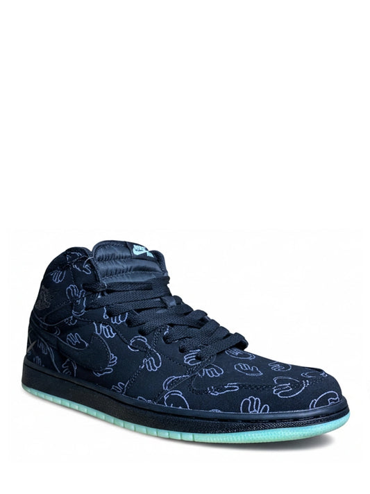 Air Jordan 1 Retro "KAWS" Custom Edition – Black/Glow