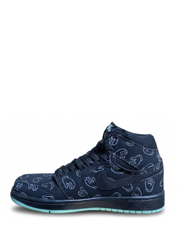 Air Jordan 1 Retro "KAWS" Custom Edition – Black/Glow