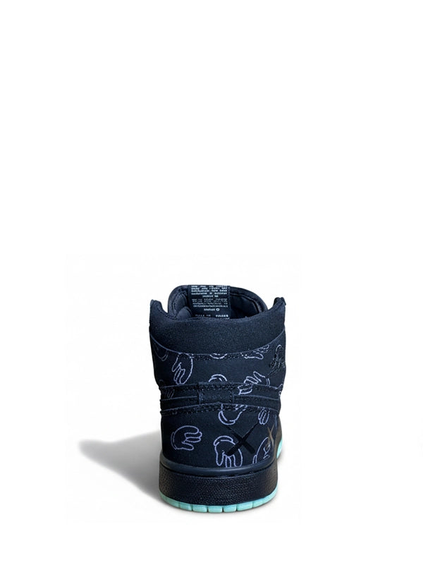 Air Jordan 1 Retro "KAWS" Custom Edition – Black/Glow