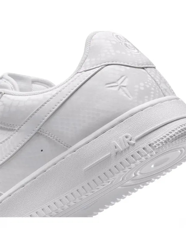 Nike Air Force 1 Low "Snake Pattern" - All White