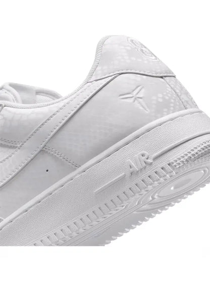 Nike Air Force 1 Low "Snake Pattern" - All White