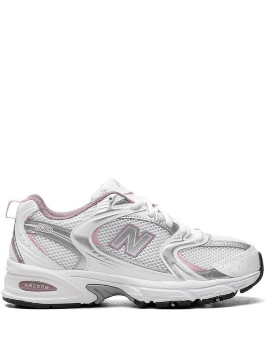 New Balance 530 White/Pink/Silver Sneakers
