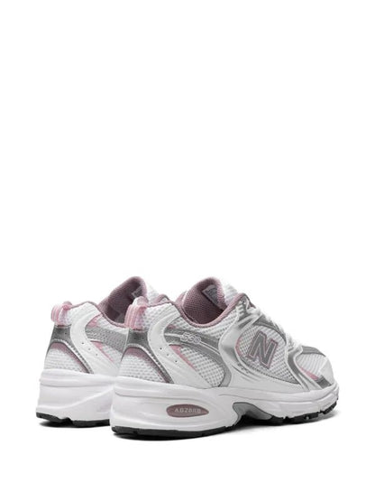 New Balance 530 White/Pink/Silver Sneakers