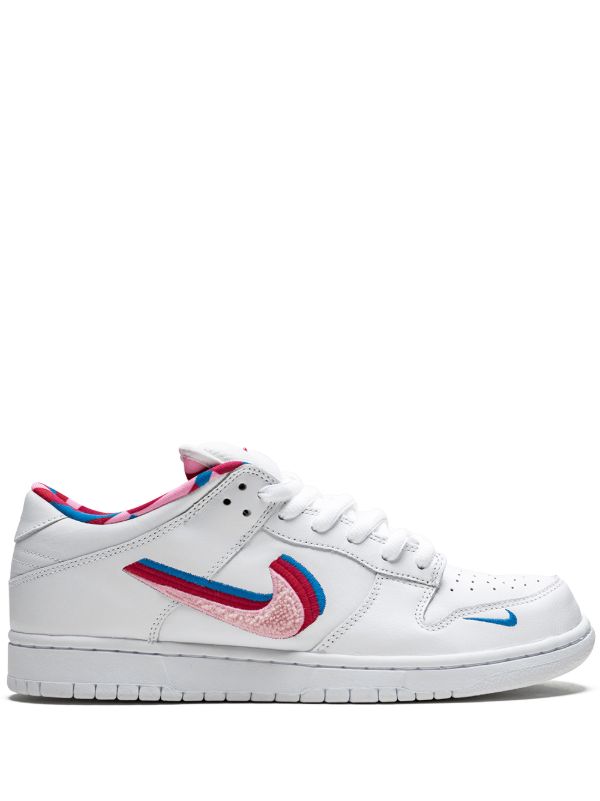 Nike SB Dunk Low x Parra "White/Pink-Multi"