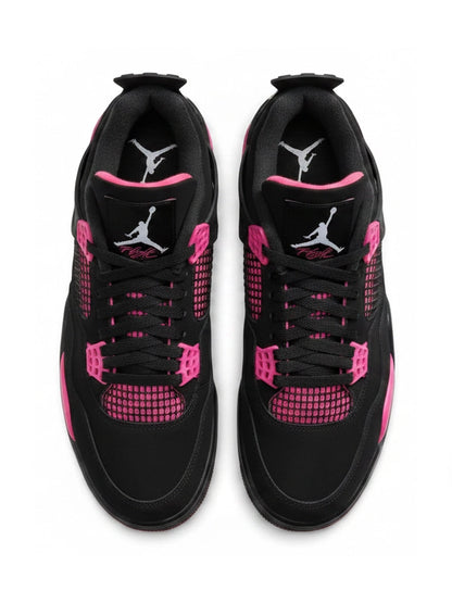 Air Jordan 4 Retro - Black & Hot Pink